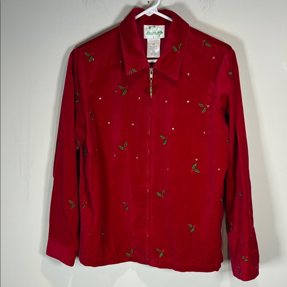 Christmas Vibrant Red Jacket